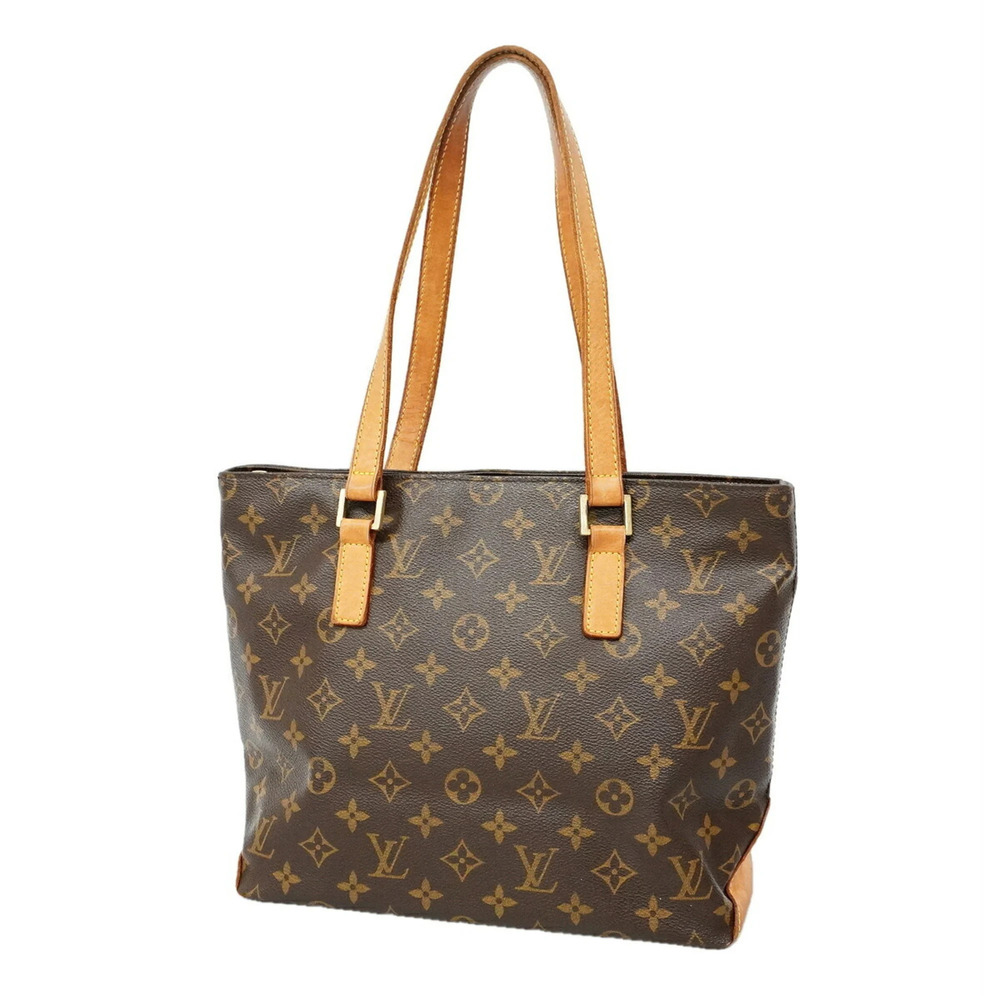 Louis Vuitton Monogram Cabas Piano Tote Bag M51148 Brown Women's